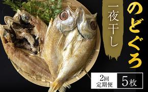 のどぐろ 定期便 2ヶ月 一夜干し 5枚×2回お届け 富山 干物 ひもの 国産 ノドグロ 惣菜 おかず ごはんのお供 加工食品 冷凍 冷凍食品 魚 魚介類 魚介 海産物 定期 お楽しみ 2回