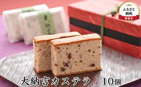 スイーツ 北海道 大納言 カステラ 10個 セット 個包装 和菓子 焼き菓子 お菓子 菓子 おやつ おかし 小分け ギフト プレゼント 贈答 贈答用 贈答品 贈り物 お取り寄せ かすてら 留萌 留萌市