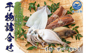 やまいち自慢、干物詰め合わせセット サバ カレイ イカ 一夜干し 桜干し みりん干し 魚 干物 ひもの 詰め合せ セット おつまみ 日本酒 肴