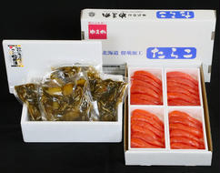 たらこ 北海道 松前漬け 1kg （250g×4） 塩たらこ 1kg （250g×4） 詰め合わせ セット 数の子 松前漬 ごはんのお供 惣菜 おかず 珍味 海鮮 海産物 魚介 魚介類 おつまみ つまみ 松前 いか 昆布 かずのこ カズノコ 株式会社やまか 冷凍