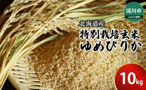 【入金確認後、最短7日発送】令和6年産米 北海道産特別栽培玄米ゆめぴりか 10kg(5kg×2袋) ※10月中旬・新米からお届け｜北海道 滝川市 特別栽培 特別栽培米 お米 米 ご飯 玄米 ゆめぴりか ユメピリカ 新米