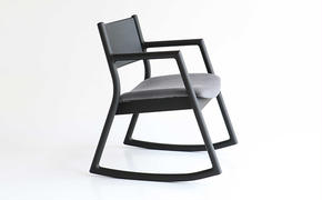 U-La Rocking Chair -Premium Black- 新生活 木製 一人暮らし 買い替え インテリア おしゃれ  市場家具 いちば イチバ ICHIBA koti 家具