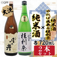 日本酒 ガルパン 720ml 2本 セット 純米酒 月の井 コラボ 大洗 地酒 ガールズ＆パンツァー 桂利奈