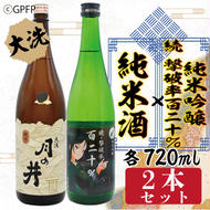 純米酒 720ml 純米吟醸 続撃破率百二十％ 720ml 2本 セット ガルパン コラボ 月の井 大洗 地酒 茨城 ガールズ ＆ パンツァー