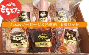 もちぶた 加工肉 6種 詰め合わせ セット ハム ソーセージ 角煮 ベーコン 煮豚 和豚 もち豚 豚肉 ポーク 肉 豚 ぶた ブタ 豚ロース 加工肉 加工品 レトルト レトルト食品 アウトドア スペシャルキャンペーン