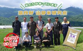 【令和6年度産】富良野 山部米研究会【 ゆめぴりか 】玄米 5kgお米 米 ご飯 ごはん 白米  送料無料 北海道 富良野市 道産 直送 ふらの