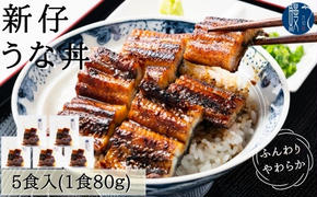 新仔うなぎ うな丼 5食分 計400g 80g×5パック かね梅 鰻 ウナギ うなぎ 蒲焼 たれ タレ 丑の日 国産 三河一色産 炭火焼き 手焼き 簡単調理 小分け 真空パック うな重 うな丼 ひつまぶし グルメ 人気 ギフト 株式会社かね梅 送料無料 愛知県 【 蟹江町 】