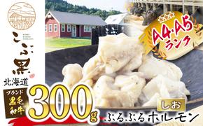 北海道産 黒毛和牛 こぶ黒 和牛 しお ホルモン 300g 