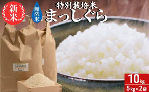 新米 令和6年産 まっしぐら 無洗米 10kg (5kg×2袋) 米 白米 こめ お米 おこめ コメ ご飯 ごはん 令和6年 特別栽培米 H.GREENWORK 青森 青森県