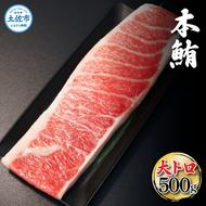 本鮪 大トロ500g トロ マグロ まぐろ 本まぐろ 刺身 刺し身 魚 天然 冷凍 美味しい おいしい 故郷納税 ふるさとのうぜい 返礼品 高知県 高知