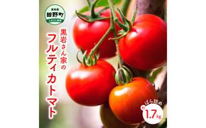 黒岩さん家のフルティカトマト（ばら詰め）約1.7kg 不揃い フルティカ トマト ミディトマト とまと 詰め合わせ 新鮮野菜 トマト 美味しい 野菜 厳選 新鮮 甘い 夏野菜 サラダ ギフト