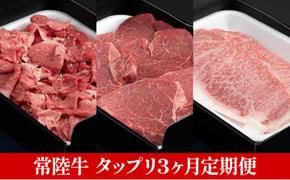 【定期便】常陸牛 たっぷりセット 3ヶ月連続  定期便 お肉 牛肉 