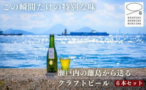 この瞬間だけの特別なビール！瀬戸内の離島から送る 季節のクラフトビール6本セット