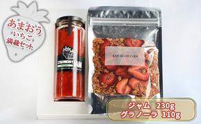 ジャム グラノーラ セット あまおうジャム 230g＋いちごいちごいちごあまおうグラノーラ 110g