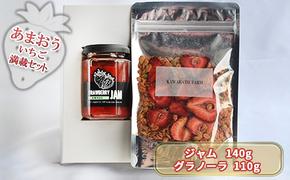 ジャム グラノーラ セット あまおうジャム 140g＋いちごいちごいちごあまおうグラノーラ 110g