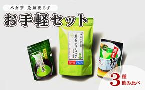 お茶 八女茶 銘茶 福岡 急須要らず お手軽セット 便利なチャック付