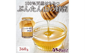 爽やかな香り広がる100%天然蜂蜜 ぶんたん山の蜂蜜 360g はちみつ ハチミツ 高知県産 国産 天然はちみつ 土佐 高知 [白木果樹園]