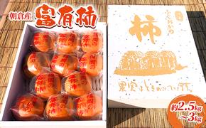 柿 富有柿 約2.5kg～3kg かき 果物 フルーツ デザート 配送不可：離島 