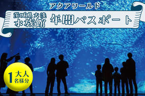 アクアワールド茨城県大洗水族館 年間パスポート 大人1名 大洗 チケット 券 アクアワールド 水族館