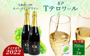 北海道産 スパークリング ワイン 750ml 2本 KPワイン Tテロワール ぶどう ナイアガラ 葡萄 ブドウ 白ワイン 辛口 酒 お酒 贈答 贈り物 お祝い ギフト 記念日 送料無料