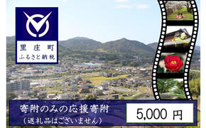 【返礼品なしの寄附】岡山県 里庄町（1口：5000円）5000円