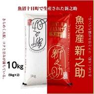 令和6年産新米　魚沼産 新之助 5kg×2 米 お米 コメ プレミアム米 新潟 魚沼 魚沼産 白米 送料無料 新潟県産 精米 産直 産地直送 契約農家 お取り寄せ 魚沼三昧 川治米店 新潟県 十日町市