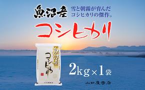 「厳選☆十日町育ち」魚沼産コシヒカリ　2kg