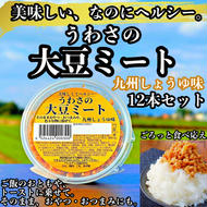 大豆 加工品 うわさの大豆ミート 九州しょうゆ味 80g×12本 セット 健康 ヘルシー