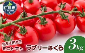 【 2025年 発送 】 先行予約 北海道 伊達市 ミニトマト ラブリーさくら 3kg 【オンライン決済限定】