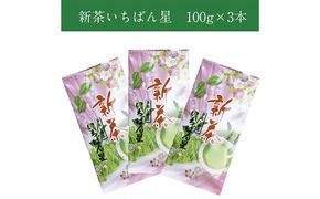 早摘み煎茶いちばん星100ｇ入×3本　宇治茶の木谷製茶場　〈 煎茶 お茶 茶 緑茶 新茶 茶葉 お茶葉 早摘み いちばん星 宇治 〉