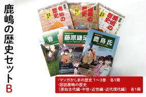 鹿嶋の歴史セットB【茨城県 鹿嶋市 歴史 社会 まんが マンガ 小学生 宿題 自由研究 学び 本 セット】（KCA-5）