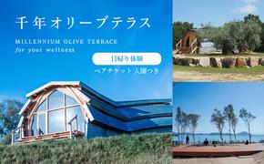 千年オリーブテラス for your wellness　日帰り体験（入園つき）ペアチケット マインドフルネス体験 体験 体験チケット オリーブテラス 日帰り 小豆島