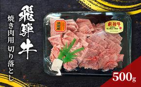 訳あり 飛騨牛 焼き肉用 切り落とし 500ｇ 牛 牛肉 焼肉 BBQ バーベキュー 切り落とし