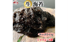 岬だよりの生海苔(冷凍)500g×8袋(4kg)