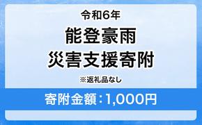 令和6年 能登豪雨 災害支援寄附【災害応援寄附金】 (寄附金額：1,000円)【返礼品なし】※被災地のために赤い羽根の共同募金会に災害支援金としてお預けします ｜ 大雨 豪雨 災害 復興 支援 寄附 寄付