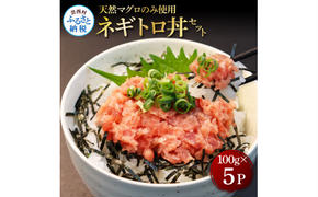 [CF-R5cbs]KGP072 天然マグロのタタキ丼セット (100g×5パック) 500g マグロ まぐろ 鮪 まぐろたたき ネギトロ ねぎとろ 小分け パック 個装 ネギトロ丼 海鮮 海鮮丼 寿司 軍艦巻き 手巻寿司 冷凍