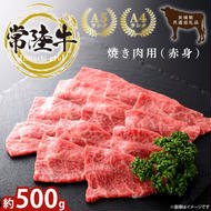 最高級常陸牛 焼肉用（赤身）約500g【常陸牛 和牛 黒毛和牛 国産和牛 国産黒毛和牛 焼肉 BBQ 小分け 赤身肉 鹿嶋市 茨城県】(KCW-23)