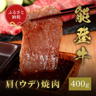 肉【和牛セレブ】能登牛　牛肩（ウデ） 焼肉 400g 黒毛和牛 霜降り ギフト 石川県 能美市