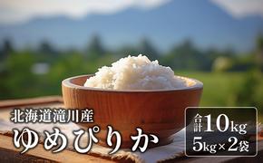 【入金確認後、最短7日発送】令和6年産米 北海道滝川産ゆめぴりか 10kg(5kg×2袋) ※10月中旬・新米からお届け 農家直送｜北海道 滝川市 米 お米 白米 ご飯 ゆめぴりか ユメピリカ 新米