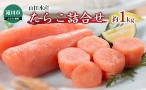 山田水産 たらこ詰合せ 約1kg｜北海道 滝川市 たらこ タラコ 鱈子 詰め合わせ 詰合せ 魚卵 魚介