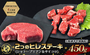 ステーキ 奈義和牛  ヒレステーキ 450g なぎビーフ 肉 お肉 牛肉 牛 和牛 岡山 国産