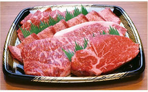 肉の横綱　伊賀牛　バーベキューセット3　650g(サーロイン、ヘレ、牛タン、特上カルビ)/冷凍発送　希少部位　焼肉　産直　自家牧場　奥田　オクダ
