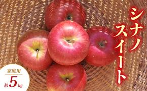シナノスイート 家庭用 約5kg りんご リンゴ 林檎 果物 フルーツ 長野県 長野 山ノ内町