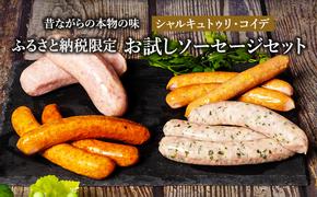 ふるさと納税限定 お試し ソーセージ セット シャルキュトゥリ・コイデ ウィンナー ウインナー 肉 お肉 豚 セット