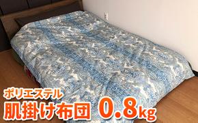 ダウンエッセンス(ポリエステル)夏用肌掛け布団0.8kg シングル1枚(色：緑系)