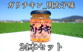 【ガリチキン-明太子味】チキンのガーリックオイル漬け_明太子味（標準サイズ110g）24本セット