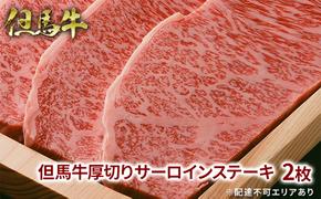  但馬牛 厚切り サーロイン ステーキ 300g×2枚 計600g[ 牛肉 お肉 ブランド牛 キャンプ BBQ アウトドア バーベキュー ギフト 母の日 父の日 ]