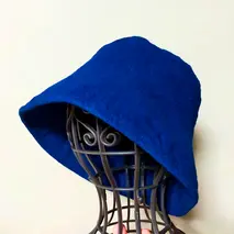 藍染め　綿　帽子　フリーサイズ　ストレート／井上紺屋　奈良県　伝統工芸　ぼうし　お洒落　ファッション　宇陀市