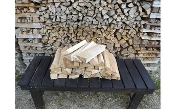 アウトドア～キャンプ・BBQに！～】薪（針葉樹）約12kg25cm