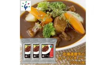 14-030 北海道産牛のビーフシチュー［200g×2×3袋(6食)］